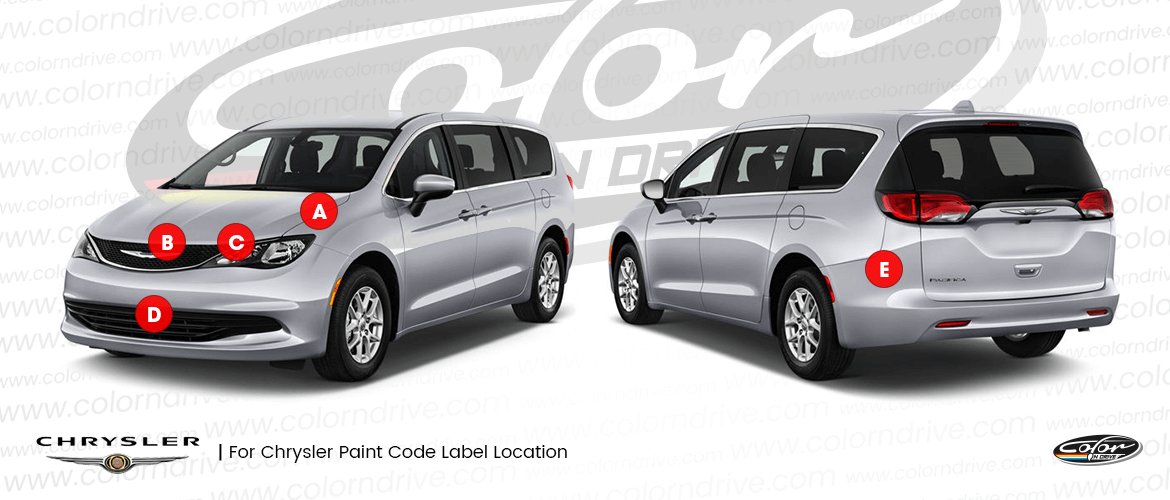 PACIFICA Paint Code Location