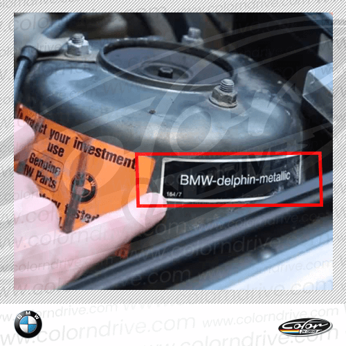 BMW Renk Etiketi Örneği