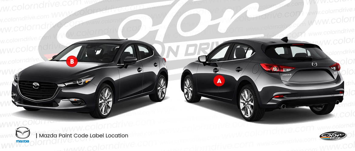 Mazda Renk Etiketi Bulma